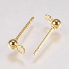 202 Stainless Steel Stud Earring Findings X-STAS-G173-12G-3mm-2