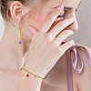 16PCS 8Colors Brass Micro Pave Cubic Zirconia Charms KK-DC0003-74-6