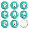 Tinplate Brooch JEWB-WH0012-036-1