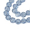 Electroplate Glass Beads Strand EGLA-S188-19-A01-3
