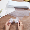 Polyester Deco Mesh Ribbons OCOR-WH0064-76A-3