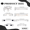 1 Set Alloy Resin Imitation Pearl Safety Pin Brooches Sets JEWB-LP0004-21-2