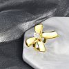 304 Stainless Steel Open Cuff Finger Rings for Women STAS-Z111-06G-4