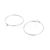 Brass Hoop Earring Findings KK-R112-038D-2