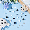 192 Sets 10 Styles Plastic Safety Eyes DIY-PH0017-93-5