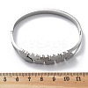 304 Stainless Steel Hinged Bangles for Women BJEW-A011-19P-5
