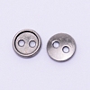 Alloy Mini Buttons PALLOY-WH0076-49B-B-2