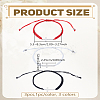 3Pcs 3 Colors Stainless Steel Link Bracelets BJEW-LP0012-20-2