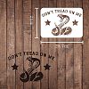 Large Plastic Reusable Drawing Painting Stencils Templates DIY-WH0202-054-2
