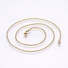 304 Stainless Steel Rope Chain Necklaces MAK-L015-11A-2