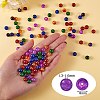 300Pcs 6 Colors Spray Painted Crackle Glass Beads CCG-SZ0001-11E-2
