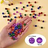 300Pcs 6 Colors Spray Painted Crackle Glass Beads CCG-SZ0001-11E-2