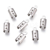 Tarnish Resistant 304 Stainless Steel Folding Crimp Ends STAS-O130-03D-1