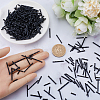 1800Pcs 9 Style Glass Twisted Bugle Beads SEED-CN0001-46-3