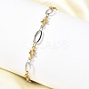 304 Stainless Steel Link Bracelets BJEW-A044-03B-GP-3