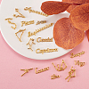 Twelve Constellations Alloy Cabochons DIY-CJ0001-29-5