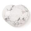 Natural Howlite Love Heart Stone G-I367-03J-1