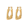 Elegant European Style 304 Stainless Steel Gold-Plated Women's Earrings WS1374-3-1