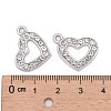 Valentine Day Ideas Alloy Rhinestone Pendants X-RSB210-2-3