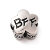 304 Stainless Steel European Beads STAS-S147-02C-1