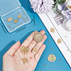 12Pcs 3 Styles 201 & 304 Stainless Steel Pendants STAS-CN0001-52-3
