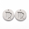 Tarnish Resistant 201 Stainless Steel Pendants STAS-Z001-B-02P-1