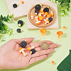 30Pcs 5 Styles Resin Hedgehog & Mushroom Display Decoration DJEW-TA0001-49-7