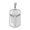 Jesus Theme 304 Stainless Steel Pendants STAS-D387-01B-P-1