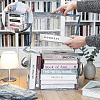 Large Capacity Transparent PVC Plastic Zipper Bags with Handle for Book Storage ABAG-WH0040-60B-4