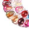 Transparent Glass Beads Strands X-GLAA-B014-01D-3