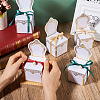 30 Sets 3 Colors Chair Shape Romantic Wedding Candy Box CON-FW0001-01-6