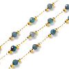 Ion Plating(IP) Real 18K Gold Plated 316 Stainless Steel Paperclip Chains AJEW-Z026-03C-2