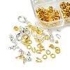 Brass and Iron Beeds with Strong Stretchy Beading Elastic Thread and Iron Beading Tweezers DIY-FS0005-74-3
