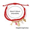 Adjustable 304 Stainless Steel Charm Bracelets OX3951-1-2