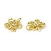 Brass Micro Pave Cubic Zirconia Charms KK-E068-VB284-3