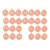Initial Letter A~Z Alphabet Enamel Charms ENAM-Q437-14-1