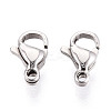 304 Stainless Steel Lobster Claw Clasps STAS-T065-9mm-34P-1