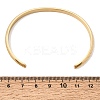 304 Stainless Steel Textured Open Cuff Bangles for Women SA-CBAC920-11G-5
