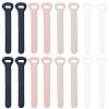 24Pcs 4 Colors Imitation Leather Zipper Pull Fixer Replacement for Tab Luggage Purse Repair Accessories DIY-GF0011-62A-7