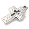Anti-Tarnish 304 Stainless Steel Pendants STAS-P369-09P-2