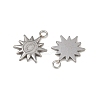 304 Stainless Steel Pendant Cabochon Settings STAS-A129-02P-2