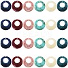 24Pcs 6 Colors Acrylic Pendants OACR-FS0002-66-1