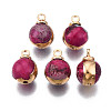 Natural Regalite/Imperial Jasper/Sea Sediment Jasper Charms G-T111-11E-2