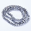 Electroplate Transparent Glass Beads Strands LS-EGLA-A034-T8mm-UA05-2