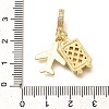 Brass Enamel Airplane & Luggage European Dangle Charms LS-KK-M309-22G-3