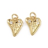 Brass Micro Pave Cubic Zirconia Pendants KK-A269-47G-1