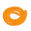 Transparent Glass Beads Strands GLAA-Q113-02A-A03-2