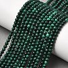 Natural Malachite Beads Strands G-F571-27AB1-3mm-01-1