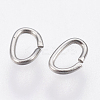 Tarnish Resistant 304 Stainless Steel Open Jump Rings STAS-P196-15-2