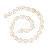 1 Strands Natural Baroque Pearl Keshi Pearl Beads Strands PEAR-TA0001-13-2